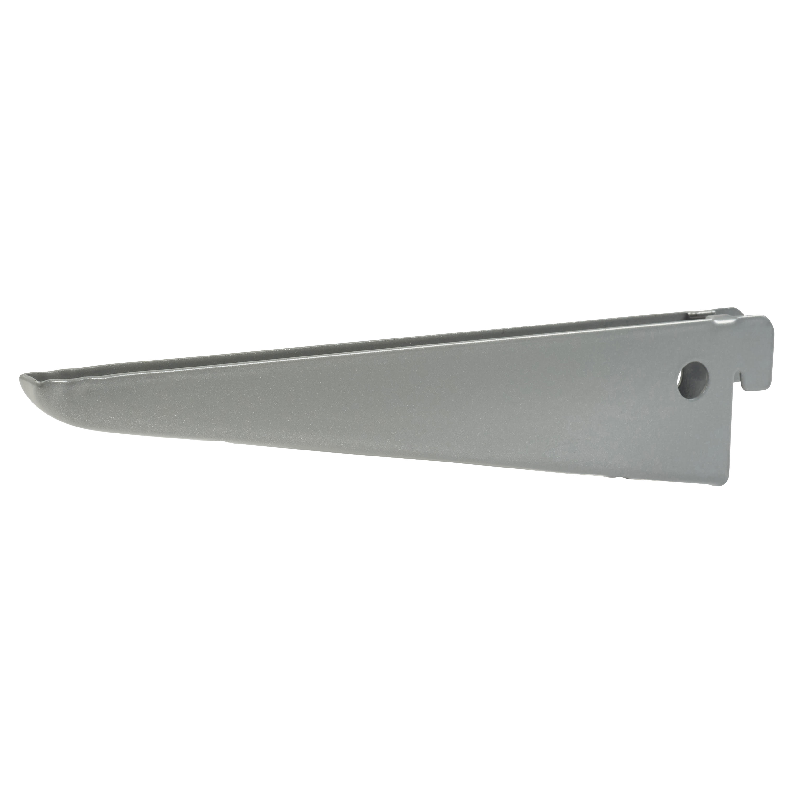 Altro Twin Slot Shelf Bracket 170mm Length Silver IronmongeryDirect Same Day Despatch