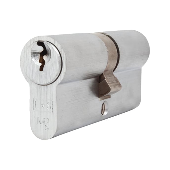 Eurospec Euro Double Cylinder - 5 Pin - 35 + 35mm - Satin Chrome 