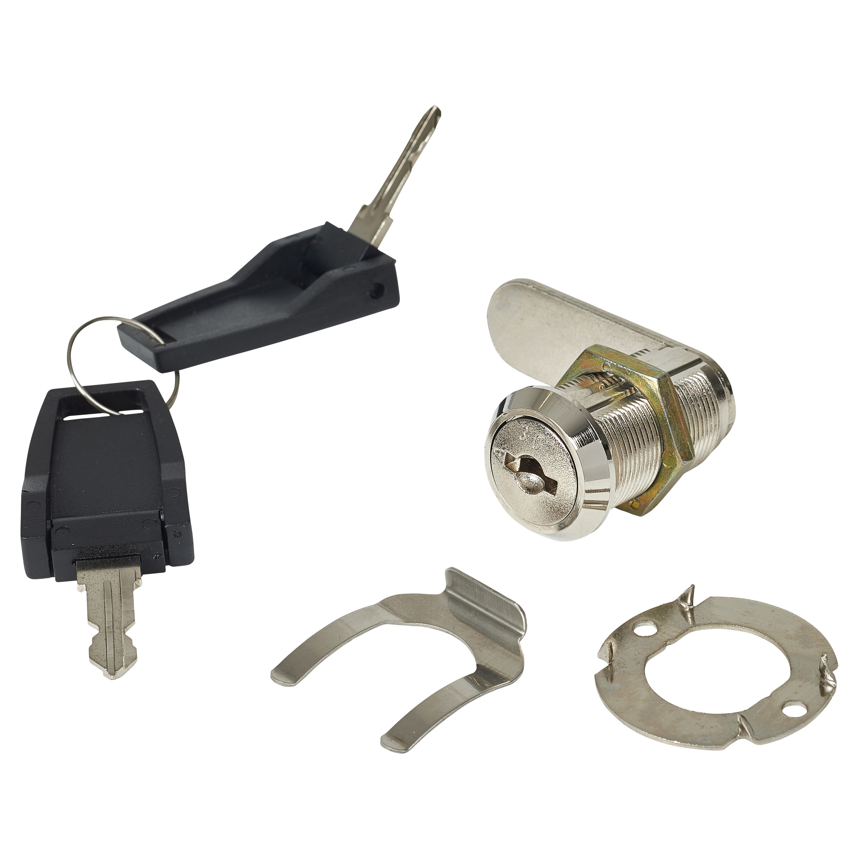 Cam Lock 19 x 30mm Nickel Plated Keyed Alike Differ 1