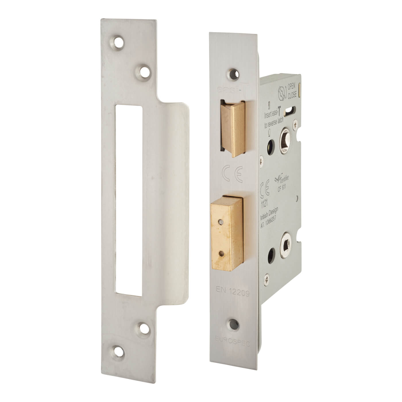 Hampstead Architectural Bathroom Lock - 65mm Case - 44mm Backset  