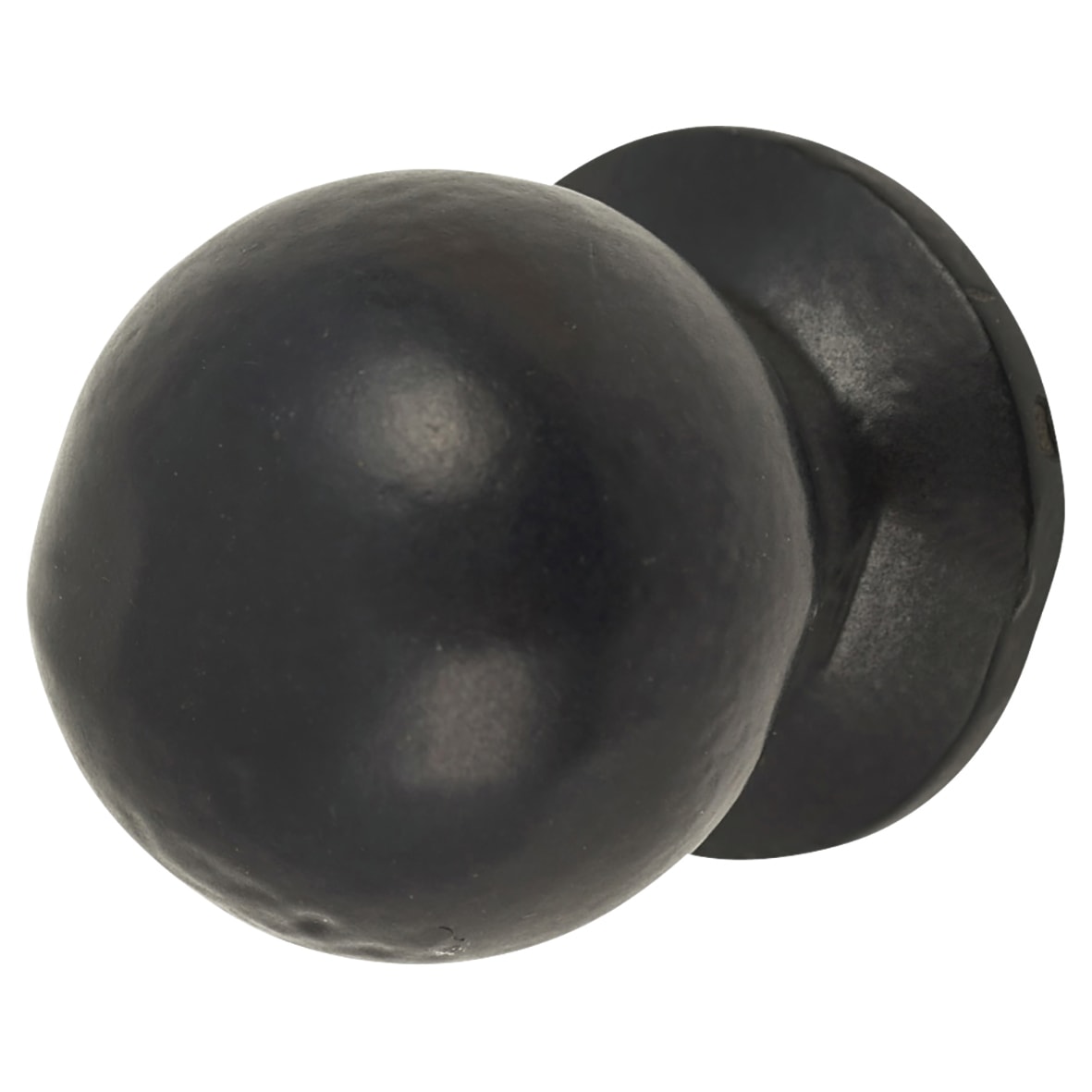 Olde Ball Knob 30mm Black Iron IronmongeryDirect Same Day