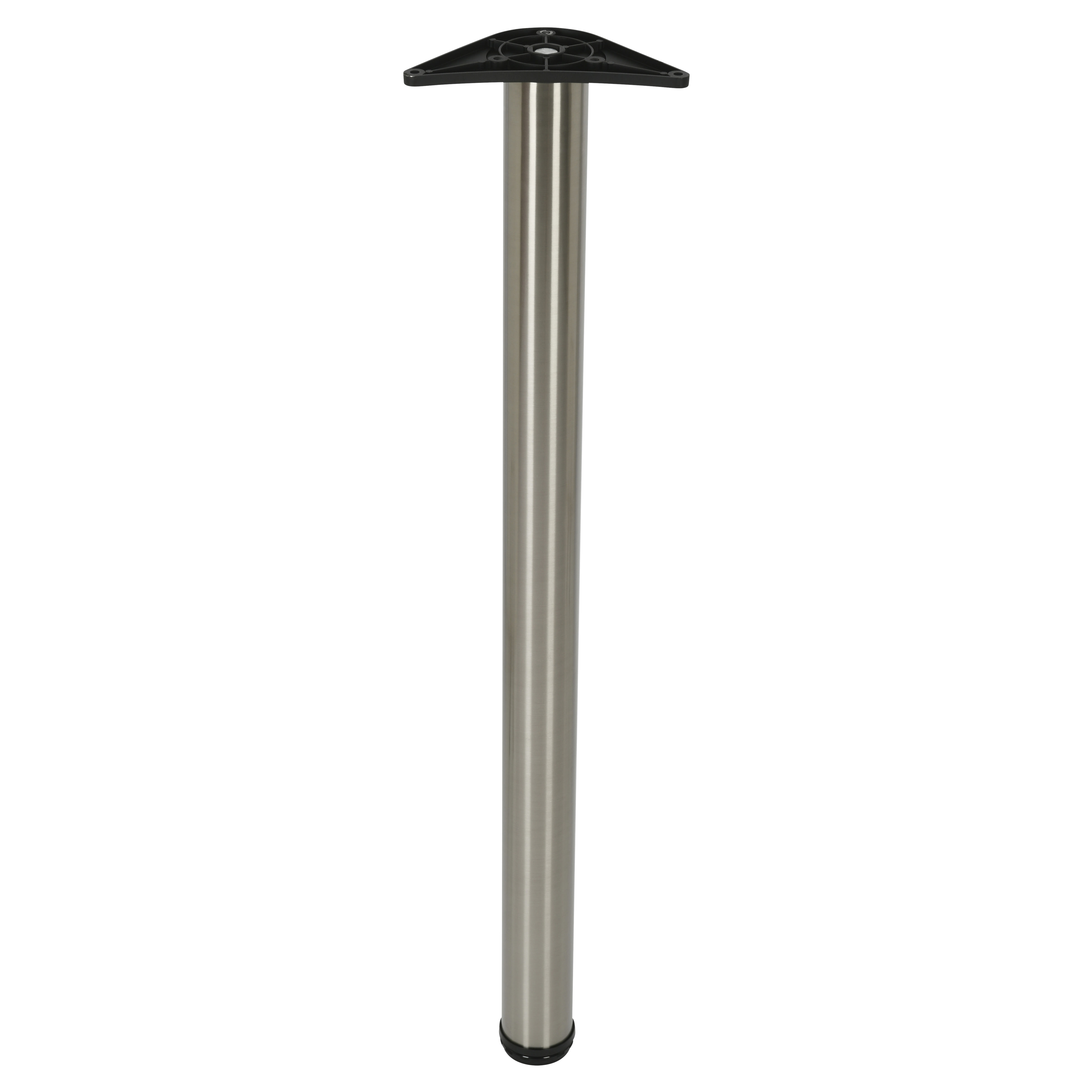 Rothley Worktop Breakfast Bar Leg Brushed Stainless Steel