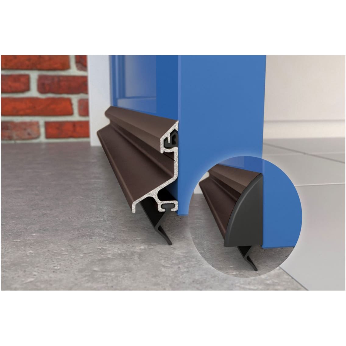 Standard Rain Deflector & Drip Bar 914mm Bronze Exitex EXP IronmongeryDirect Same Day Despatch Standard Rain Deflector & Drip Bar 914mm Bronze Exitex EXP IronmongeryDirect Same Day Despatch