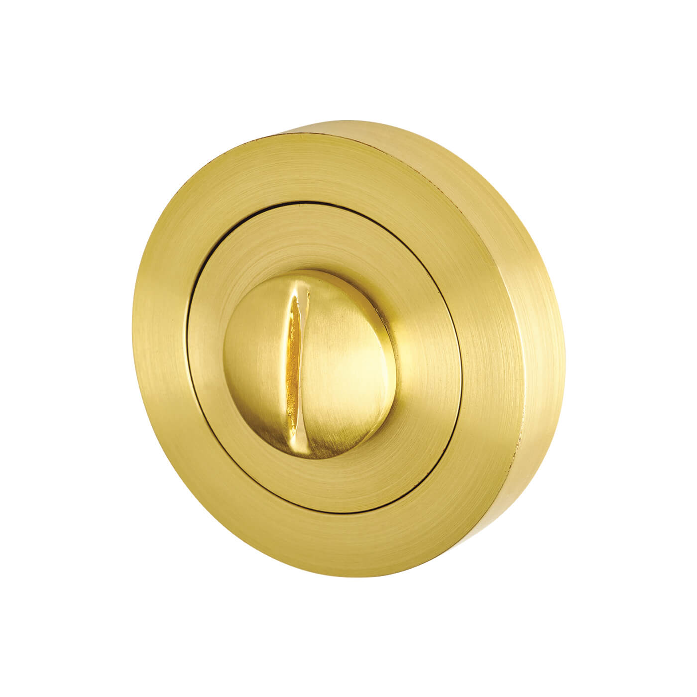 Altro Emily Lever Door Handle on Rose - Satin Brass