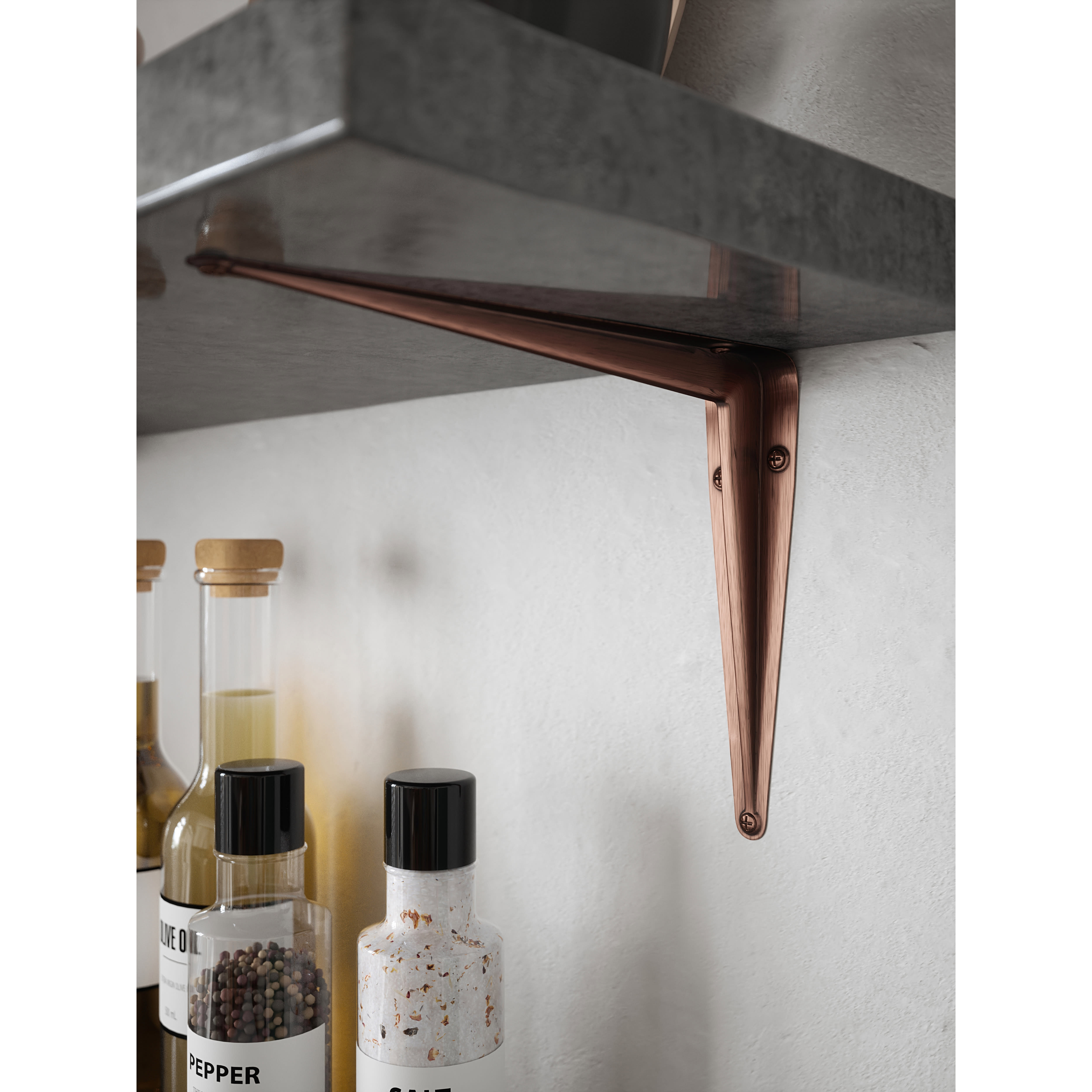 Olde Forge Steel Scaffold Board Shelf Bracket - Type 1 - 236 x 234 x ...