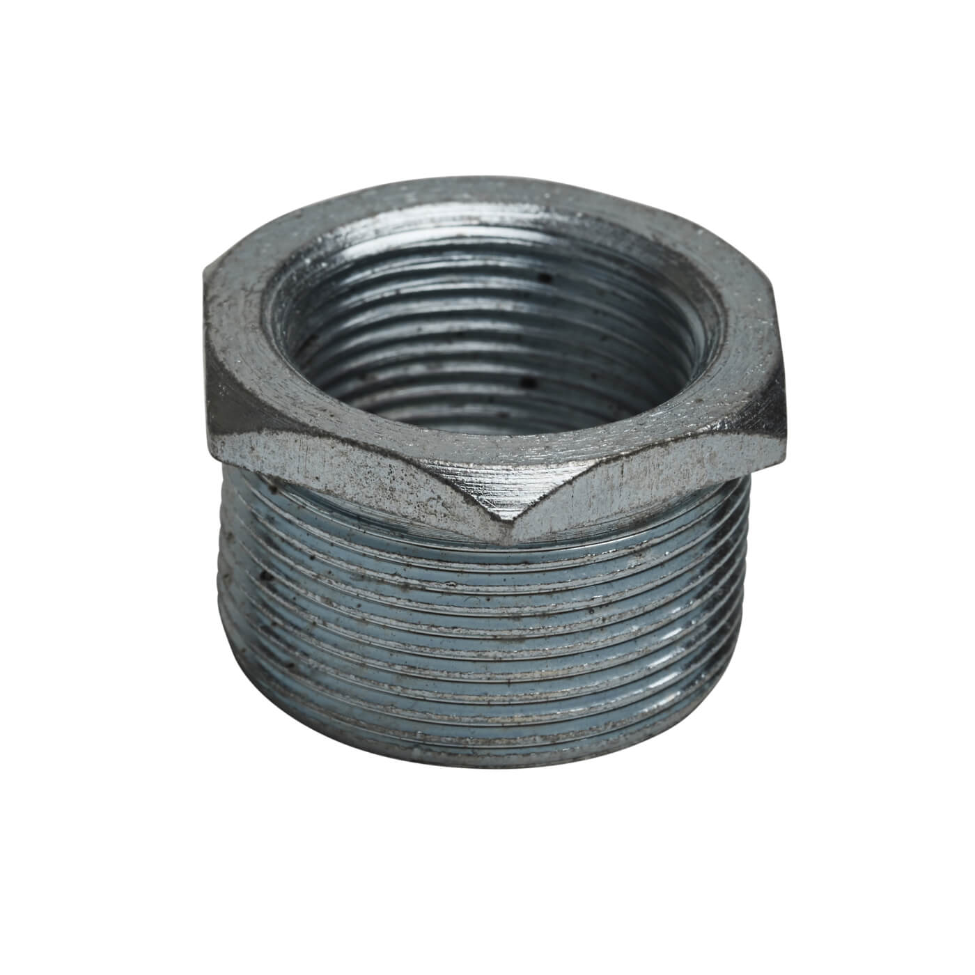 Steel Conduit Reducer 32mm to 25mm Zinc Plated Pack 10