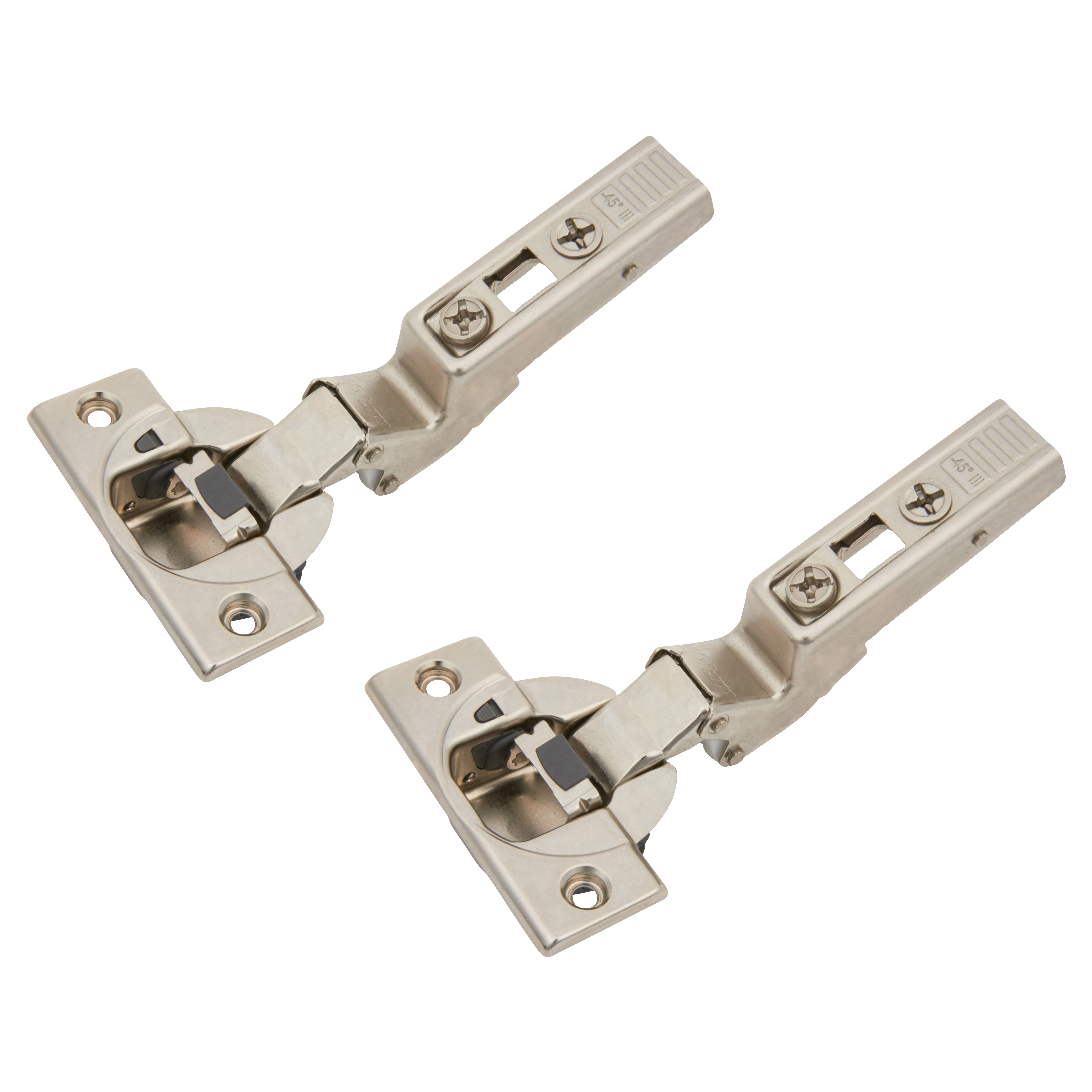 Blum CLIP Top Soft Close Hinge 45 Degree Overlay Pair