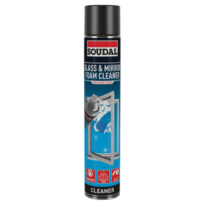 Soudal Glass & Mirror Foam Aerosol Spray Cleaner - 750ml