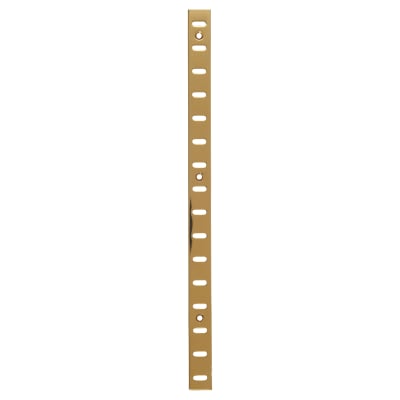 Altro Flat Bookcase Strip - 1829 x 19mm - Electro Brass Plated