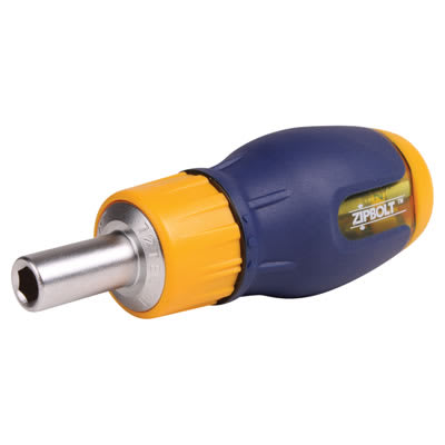 Zipbolt QT40 300 Ratchet Screwdriver & Bit Set - 110mm Stubby