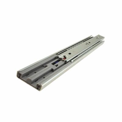 Klug 45.5mm Ball Bearing Soft Close Drawer Runner - Double Extension - 600mm Length - 25kg - Zinc