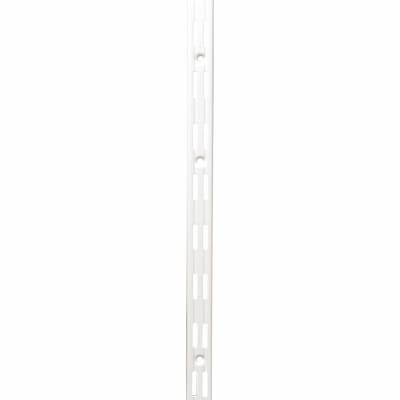 Altro Twin Slot Shelf Wall Upright - 1500mm Length - White