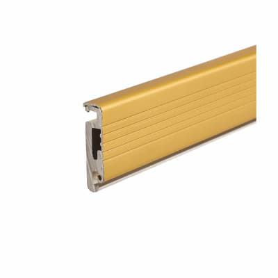 Sealmaster Cyclone Seal - 1000mm Length - CBG Trim Seal - Inward Opening Doors - Gold Anodised