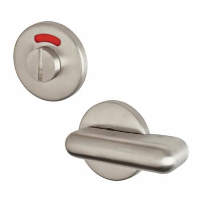 Altro Disabled Bathroom Turn & Release - Suit 8mm Spindle - 53mm Diameter - Satin Stainless Steel