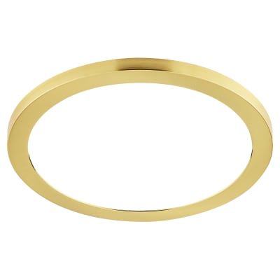 Forum Spa Tauri Magnetic Bezel for 24W Flush LED Bathroom Ceiling Light - Satin Brass