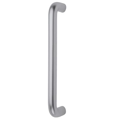 Altro 19mm D-Bar Door Pull Handle - Bolt Fix - 425mm Centres - Satin Aluminium