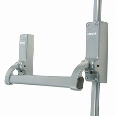 Arrone AR880 Single Door Panic Bolt - Timber/Metal Door - Silver