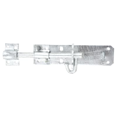 Brenton Pattern Gate Padlock Bolt - 170mm Length - Galvanised Steel