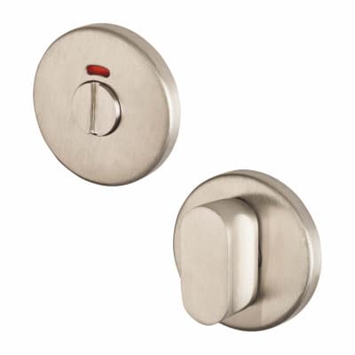 Altro Bathroom Turn & Release - Suit 5mm Spindle - 53mm Diameter - Satin Stainless Steel
