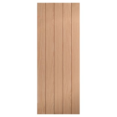 LPD Wexford 5 Panel Unfinished Solid Internal Door - 1981 x 762 x 35mm - Oak