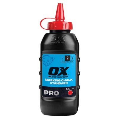 OX Pro Marking Chalk Powder - 226g - Red