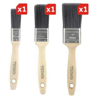 TIMCO Professional Synthetic Paint Brush - Pack of 3