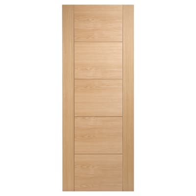 LPD Vancouver 5 Panel Pre-Finished Solid Internal FD30 Fire Door - 2040 x 926 x 44mm - Oak