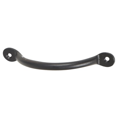 Olde Forge Bean Bow Cabinet Pull Handle - 115mm Centres - Black Iron