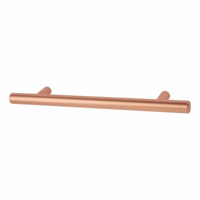 Altro 12mm T-Bar Cabinet Pull Handle - 128mm Centres - Bright Copper