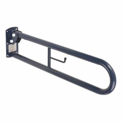 Fitzroy of London Hinged Support Grab Rail - 800 x 200mm - Dark Blue