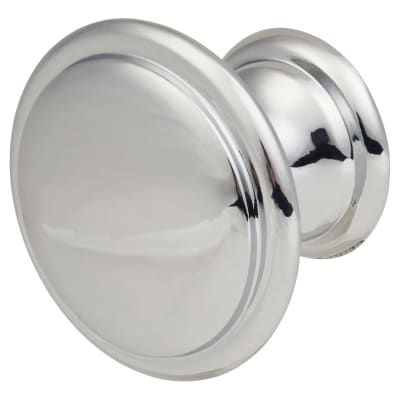 Touchpoint Rim Round Cabinet Knob - 30mm Diameter - Polished Chrome