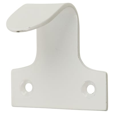 Hampstead Heavy Cast Pattern Sash Finger Lift - 50 x 25mm - White