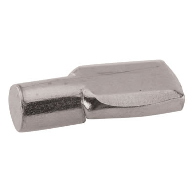 Metal Shelf Support - 7mm Diameter - Polished Nickel - Pack of 50