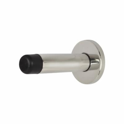 Hampstead Concealed Fixing Projection Door Stop - 70mm Projection - Polished Chrome