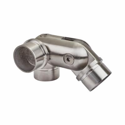 SWR Balustrade 3 Way Articulated Elbow - 304 Brushed Satin Stainless Steel