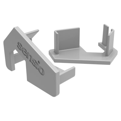 Sensio Ray End Cap Set - Silver