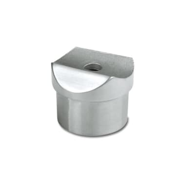 SWR Balustrade Tube Saddle - Vertical Wire Infill - 304 Brushed Satin Stainless Steel