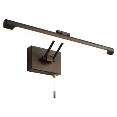 Forum Spa Chai 8W LED Picture/Mirror Bathroom Wall Light - IP44 - 3000K Warm White - Matt Black