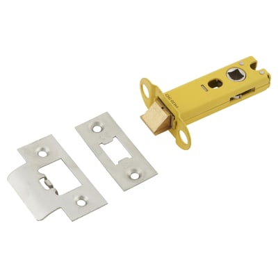 Altro Heavy Duty Tubular Latch - 78mm Case - 57mm Backset - Square - Satin Stainless Steel