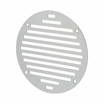 Touchpoint Circular Slotted Vent - 152 x 152mm - 6212mm² Free Air Flow - Satin Aluminium