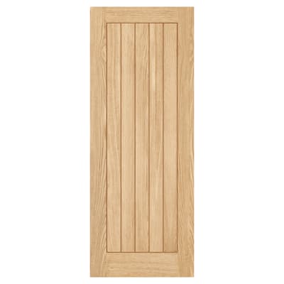 LPD Belize 5 Panel Pre-Finished Solid Internal FD30 Fire Door - 1981 x 686 x 44mm - Oak