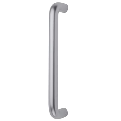 Altro 19mm D-Bar Door Pull Handle - Bolt Fix - 300mm Centres - Satin Aluminium