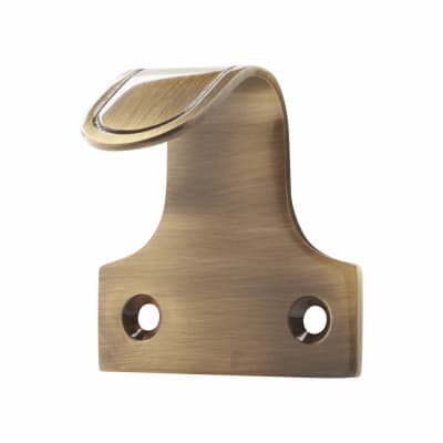 Altro Quality Sash Window Finger Lift - 50 x 35mm - Antique Brass