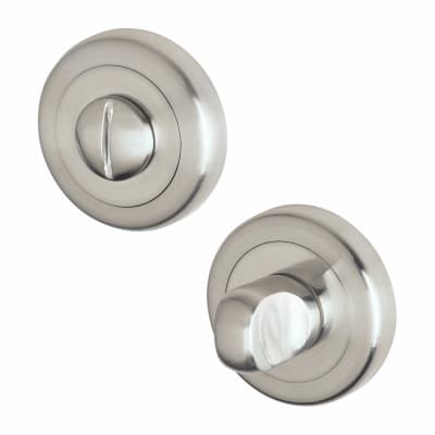 Altro Bathroom Turn & Release - 50mm Diameter - Satin Chrome