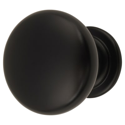 Altro Domed Round Cabinet Knob - 25mm Diameter - Matt Black