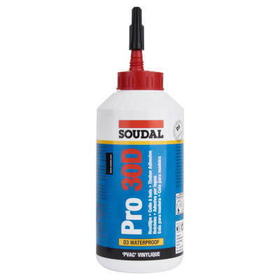 Soudal Pro 30D PVA Wood Adhesive - 750ml - Clear