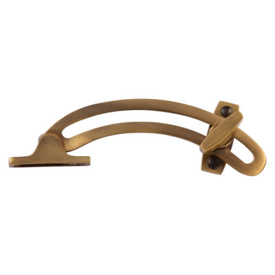 Heritage Brass by M Marcus Locking Quadrant Stays - 155mm Length - 114mm Throw - Antique Brass