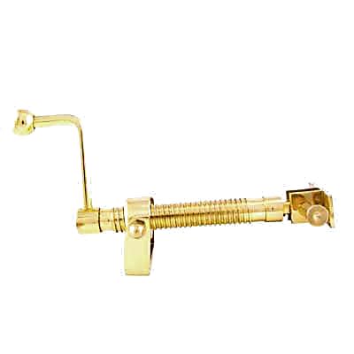 Hampstead Telescopic Skylight ScrewJack Opener with Handle - 276mm Length - 315mm Throw - Pol Brass