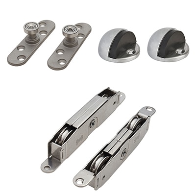 Klug Additional Patio Sliding Door Fittings Pack - 200kg Max Door Weight - 40-56mm Door Thickness