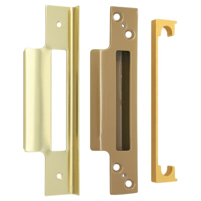 Legge B42PB/0.5 13mm Rebate Kit to suit Heavy Duty 5 Lever Sashlock - Polished Brass